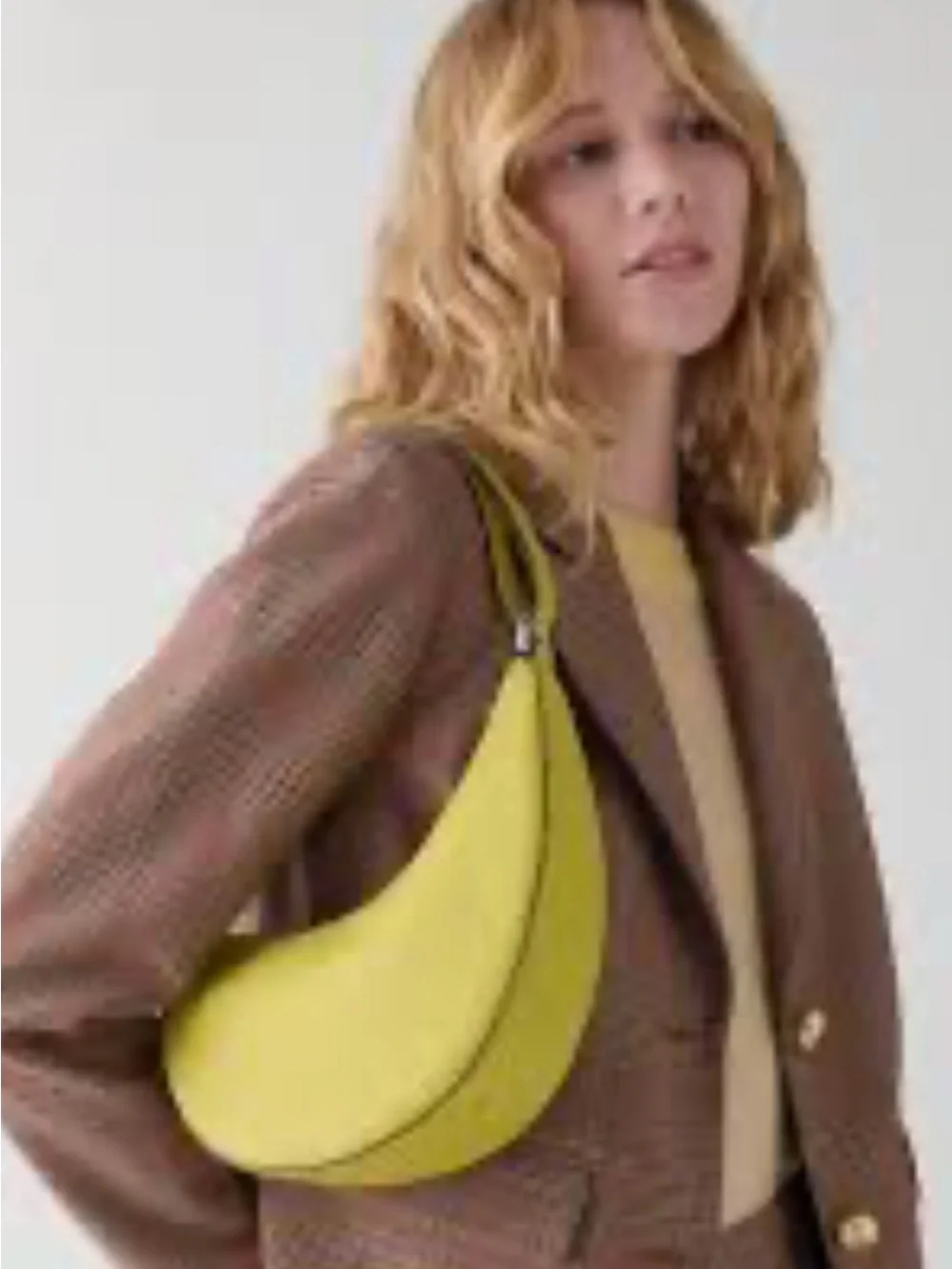 Kate Spade New York Duo Small Pebbled Leather Crossbody Clutch Bag in Lime